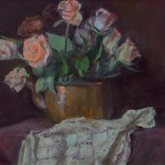 Roses in Copper Pot